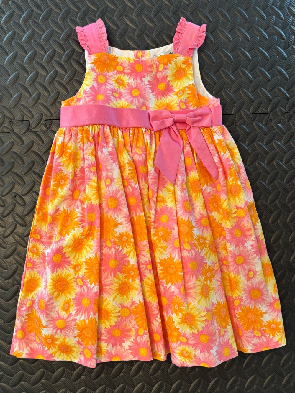 Jillian's Closet 2pcs Floral Sundress & Jacket - Pink & Yellow Size 3T.